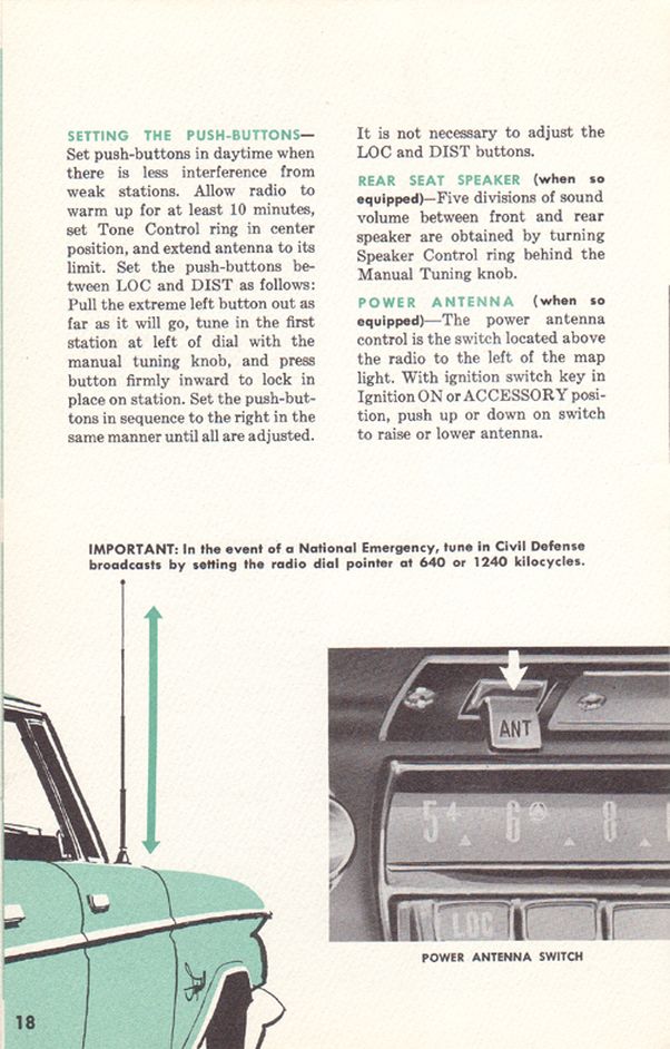 1960 Chrysler Imperial Owners Manual Page 35